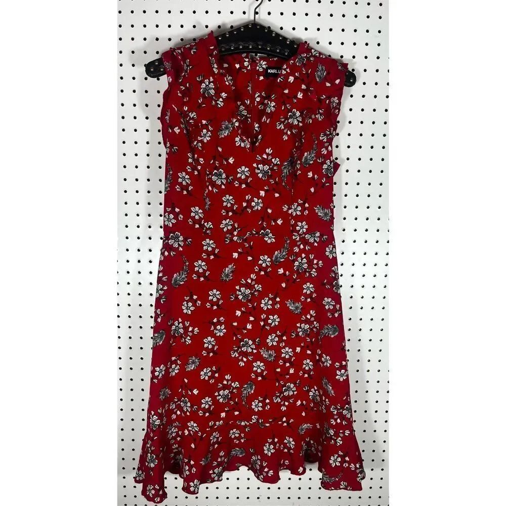 Karl Lagerfeld floral print dress size 4